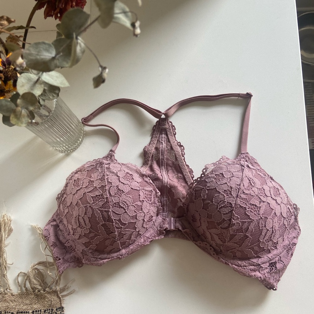 Victorias Secret Racerback Push Up Bra Pink